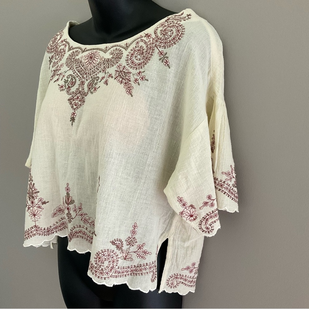 Free People cropped blouse - Picture 6 of 9